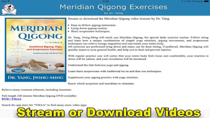 Meridian Qigong Exercises android App screenshot 6